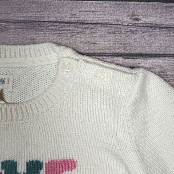 Gymboree Toddler Girls Knit Love Sweater - Picture 6 of 12
